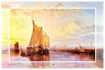 William Turner-Dordrecht-The Dort Packet Boat from Rotterdam Becalmed-digitally remastered by VISARTiS®