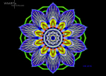 mandala 09-glow - visartis®