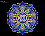 mandala 09-glow - visartis®