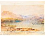 William Turner-Rigi at Sunset-Lake Lucerne-digitally remastered by VISARTiS®